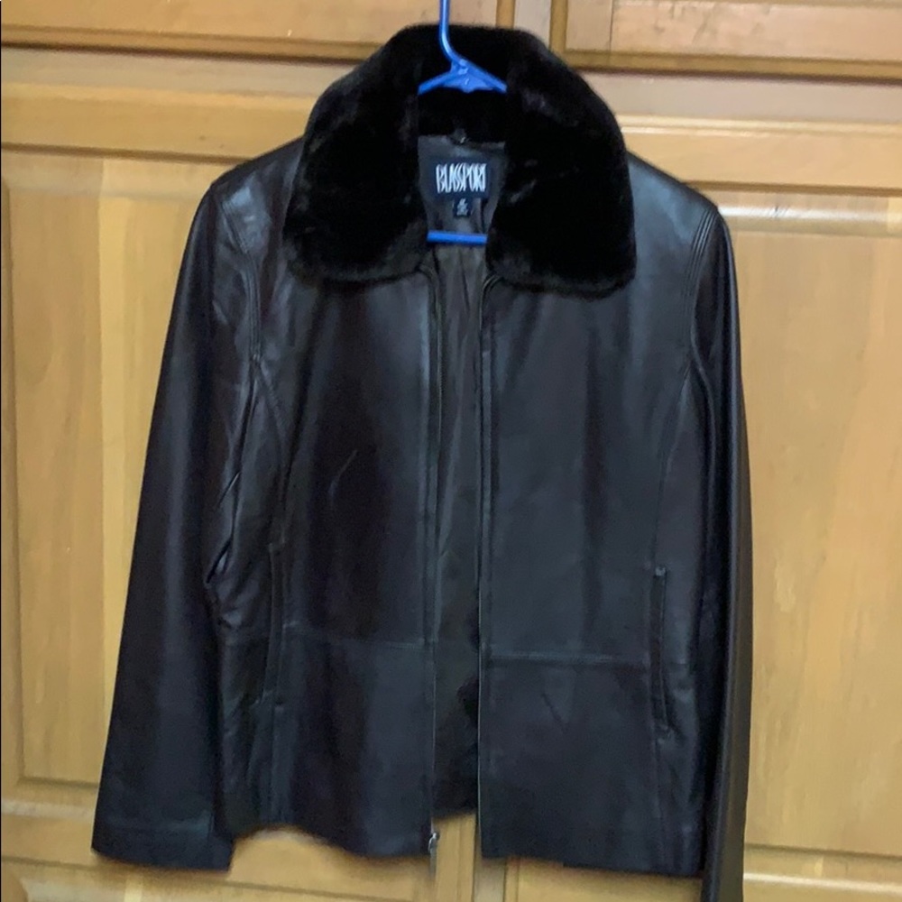 Leather jacket